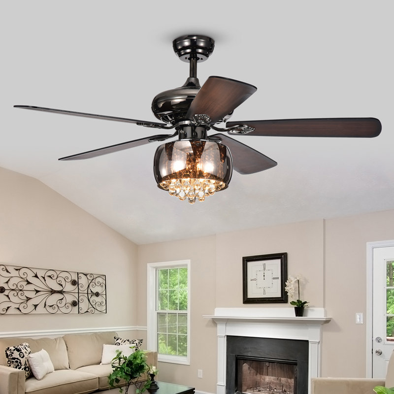 Wayfair crystal ceiling fans sales